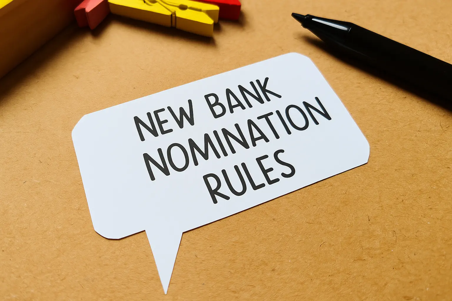 New Bank Nomination Rules 1 Nov 2025